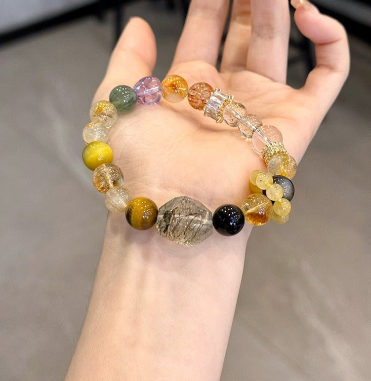 Seven Chakra Gemstone Bracelet — Every Stone Earns Its Place - 8mmTibet Art