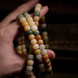 Bodhi Root 108-Bead Mala Bracelet — Natural Seed Beads for Meditation & Mindful Practice Tibet Art