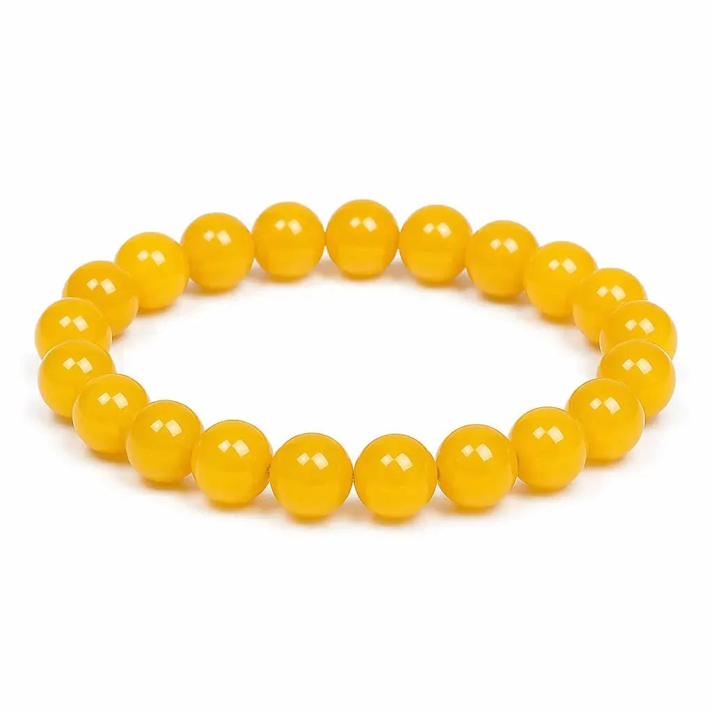 Natural Citrine Bracelet — The Wealth Stone, Worn Daily Tibet Art