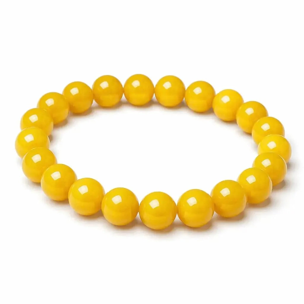 Natural Citrine Bracelet — The Wealth Stone, Worn Daily Tibet Art