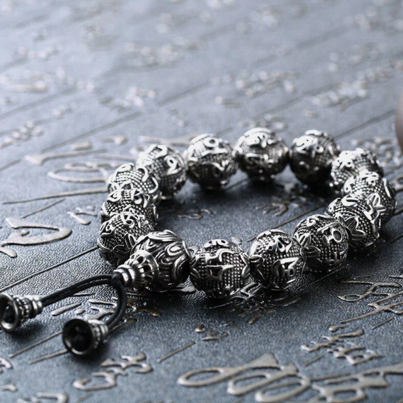 Tibetan Bracelet - Om Mani Padme Hum Bracelet - Tibet Art