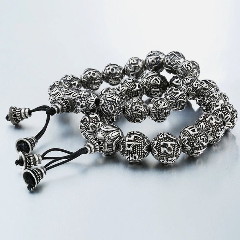 Tibetan Bracelet - Om Mani Padme Hum Bracelet - Tibet Art
