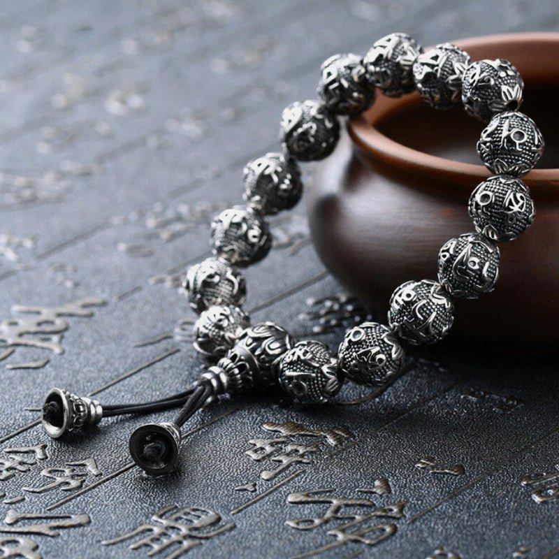Tibetan Bracelet - Om Mani Padme Hum Bracelet - Tibet Art