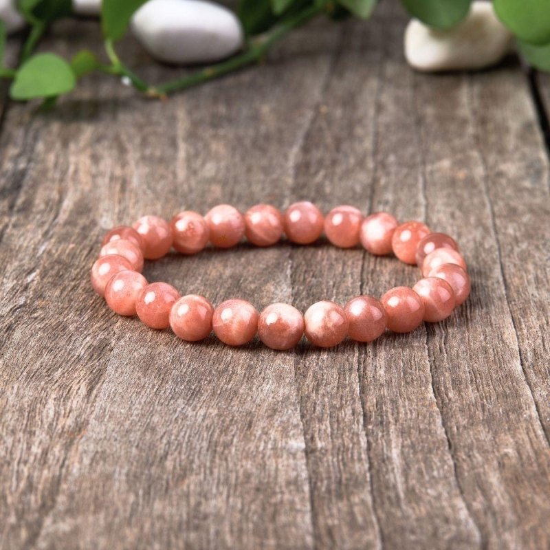 Tibetan Sunstone Bracelet — 7A Natural Stone for Energy, Confidence & Joy - Tibet Art