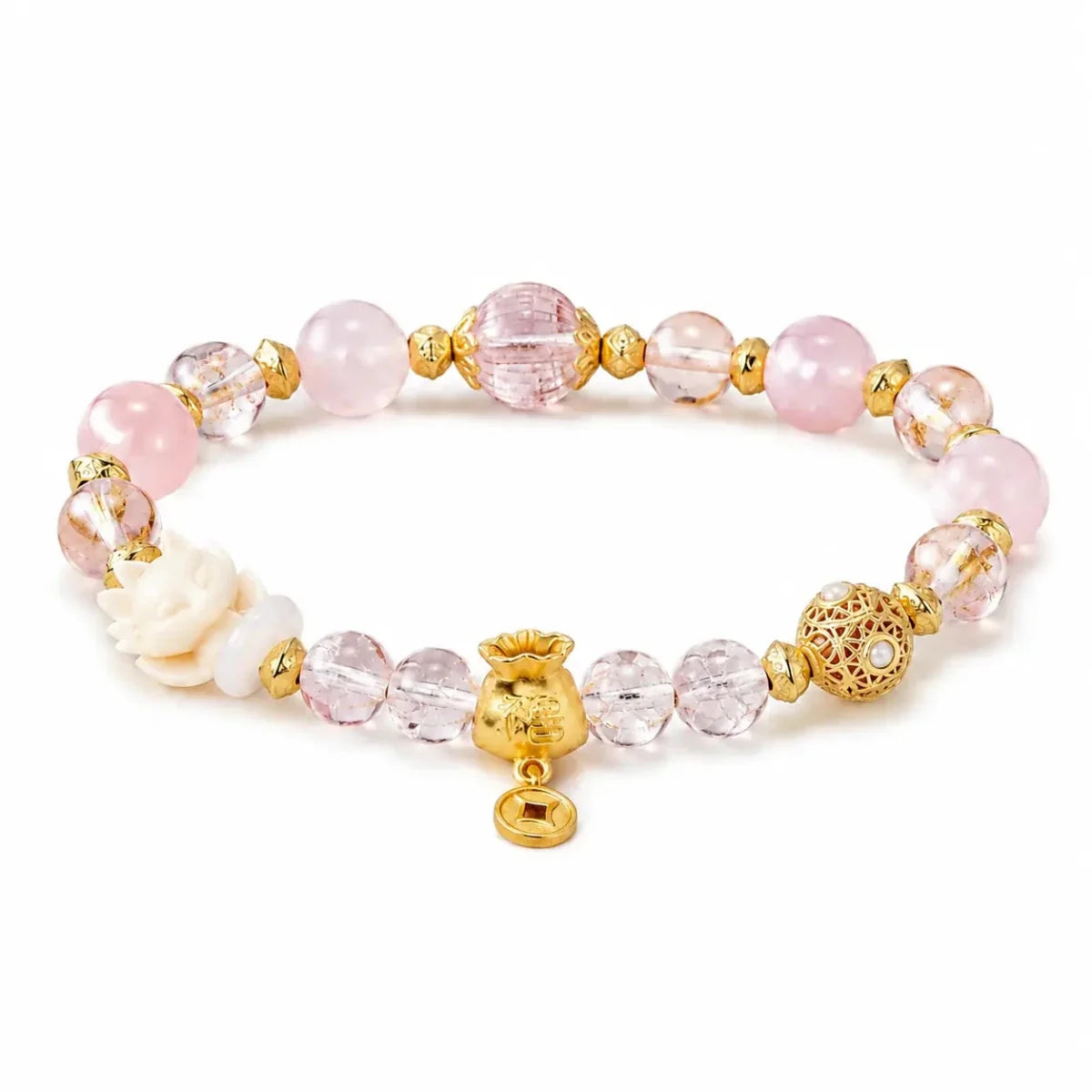 Nine-Tailed Fox Lucky Bracelet — Chinese Palace-Style Charm for Good F Tibet Art