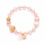 Nine-Tailed Fox Lucky Bracelet — Chinese Palace-Style Charm for Good Fortune & Love - Small Nine-Tailed Fox — Pink Candy HeartTibet Art