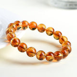 Pyramid-Cut Citrine Bead Strand — Faceted Brazilian Yellow Crystal, 3 Depths of Color - Brazilian Yellow4-4.7mm StrandTibet Art