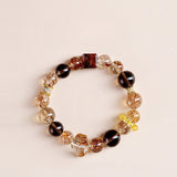 Black Gold Super Seven Crystal Bracelet — Premium Rutilated Quartz - Red Phantom Sugar CubeTibet Art
