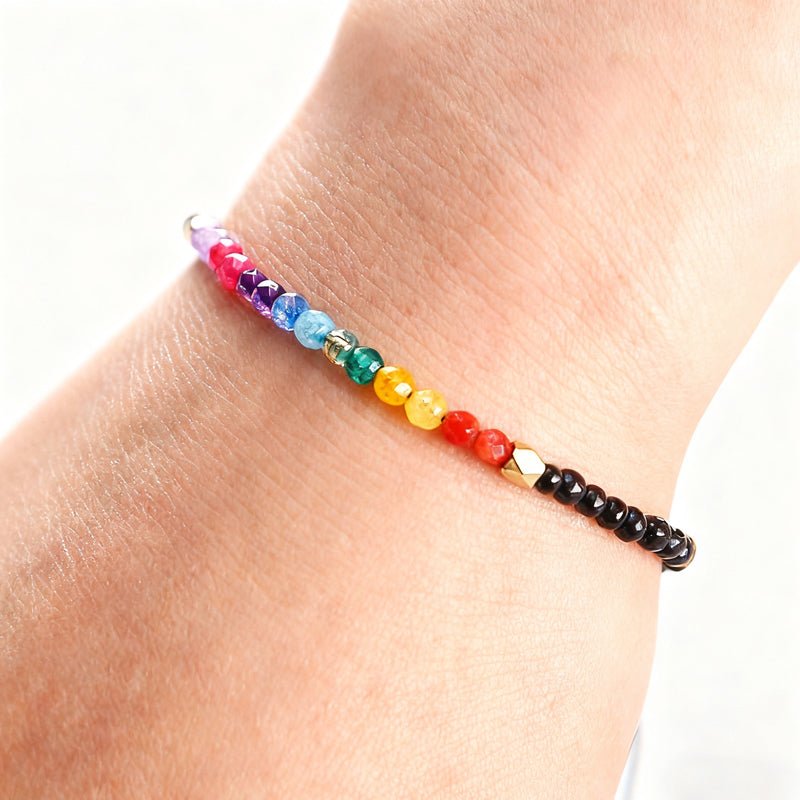 7 Chakra Bracelet - Multi-Gemstone Bracelet - Tibet Art
