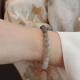 Hetian Jade Gradient Bracelet — Smoky Purple or Caramel Tone - Caramel 6mmTibet Art