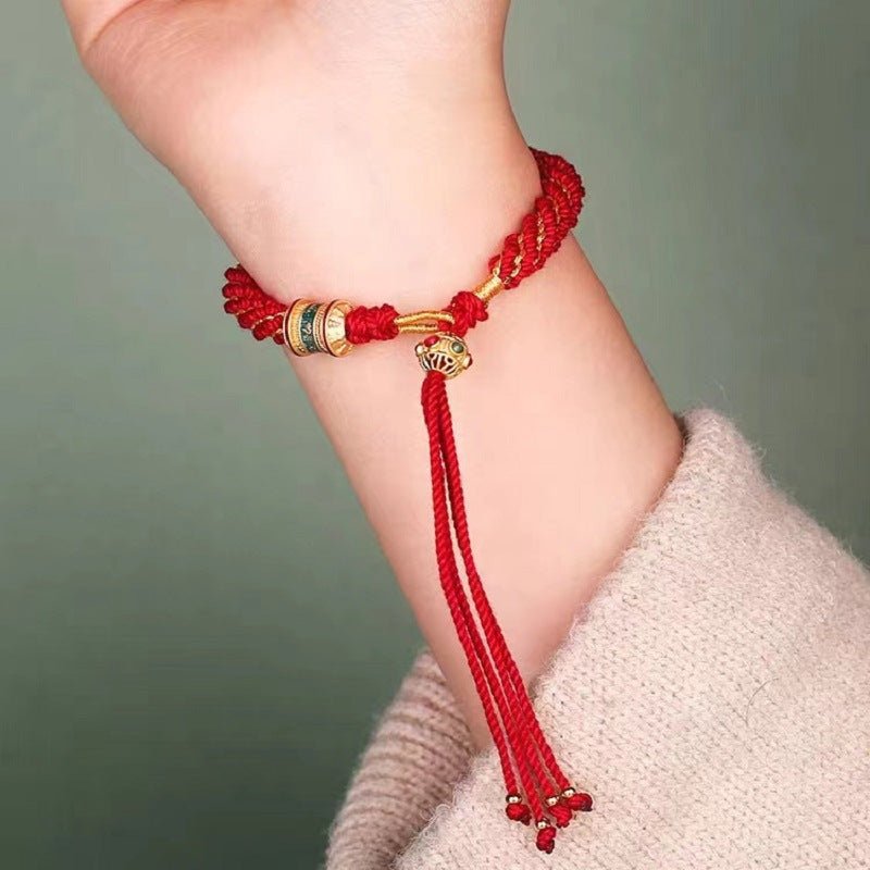 Tibetan Handwoven Bracelet — Ten Auspicious Cord Patterns - Joyful Long LifeTibet Art