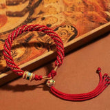 Tibetan Handwoven Bracelet — Ten Auspicious Cord Patterns - Joyful Long LifeTibet Art