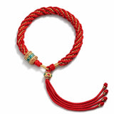Tibetan Handwoven Bracelet — Ten Auspicious Cord Patterns Tibet Art