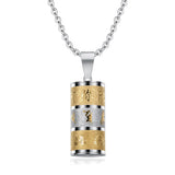 Tibetan Prayer Wheel Necklace — Spinning Mantras - Tibet Art