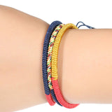 Tibetan Bracelet Set - Vajra Knot Trio for Protection & Blessings - Tibet Art