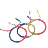 Tibetan Bracelet Set - Vajra Knot Trio for Protection & Blessings - Tibet Art