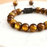 Tiger Eye Bracelet - Prosperity & Success - Tibet Art