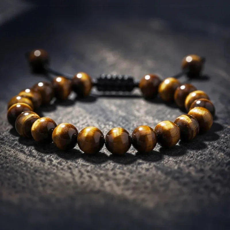 Tiger Eye Bracelet - Prosperity & Success - Tibet Art