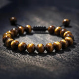 Tiger Eye Bracelet - Prosperity & Success - Tibet Art