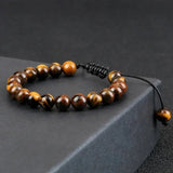Tiger Eye Bracelet - Prosperity & Success - Tibet Art