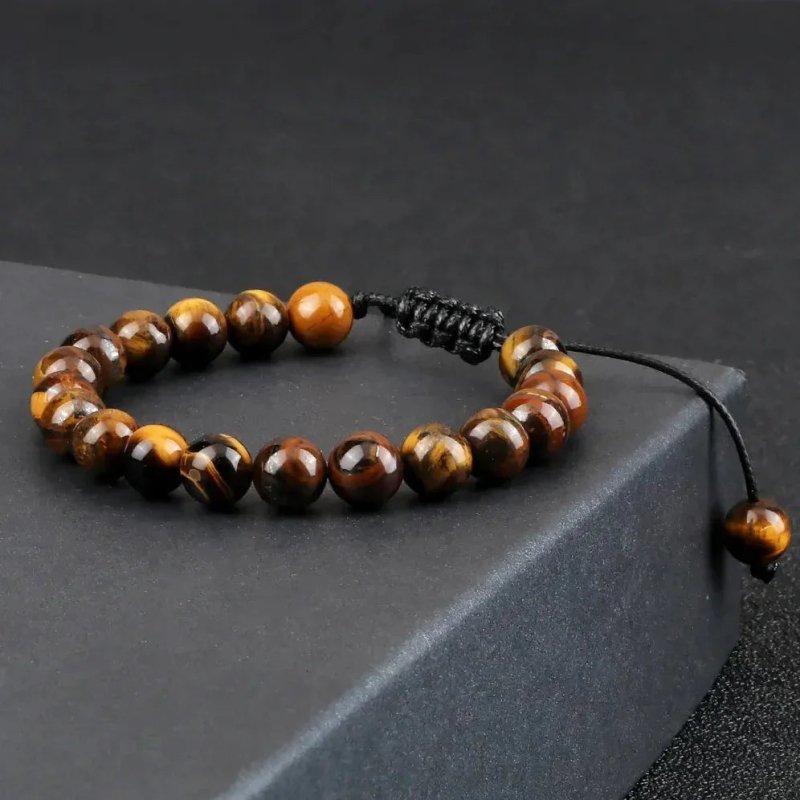 Tiger Eye Bracelet - Prosperity & Success - Tibet Art