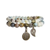 Tree of Life Chakra Bracelet — Tiger Eye & Amethyst Gemstone Set - Amazon StoneTibet Art