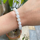 White Jade Bracelet - Calm & Harmony - Tibet Art