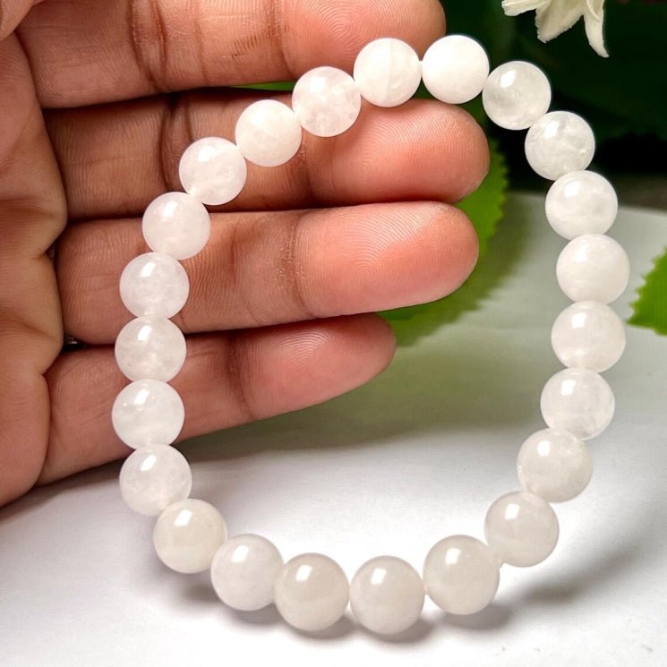 White Jade Bracelet - Calm & Harmony - Tibet Art