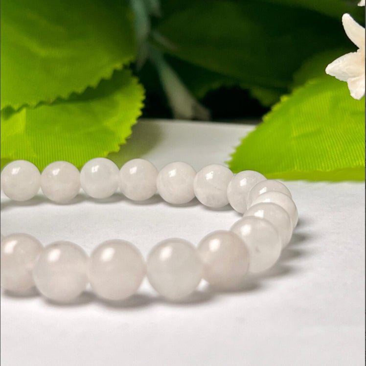 White Jade Bracelet - Calm & Harmony - Tibet Art