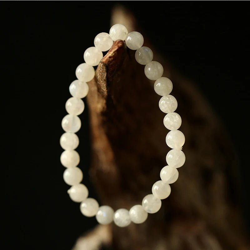 White Jade Bracelet - Calm & Harmony - Tibet Art