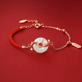 Koi Fish Jade Red String Jewelry — Carry Good Fortune