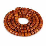 Tibetan Yak Bone Mala — 108-Bead Prayer Strand with Dzi Bead Pendant Tibet Art