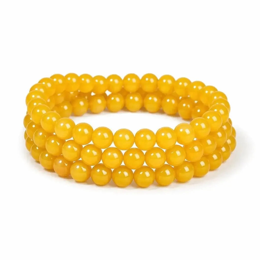 Natural Citrine Bracelet — The Wealth Stone, Worn Daily Tibet Art