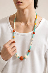 tibetan-turquoise-tone-white-long-necklace-model-a-outfit-a-fashion-01