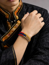 tibetan-vajra-knot-bracelet-set-model-a-outfit-a-fashion-02