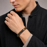 tiger-eye-double-row-elastic-bracelet-model-a-outfit-a-fashion-03