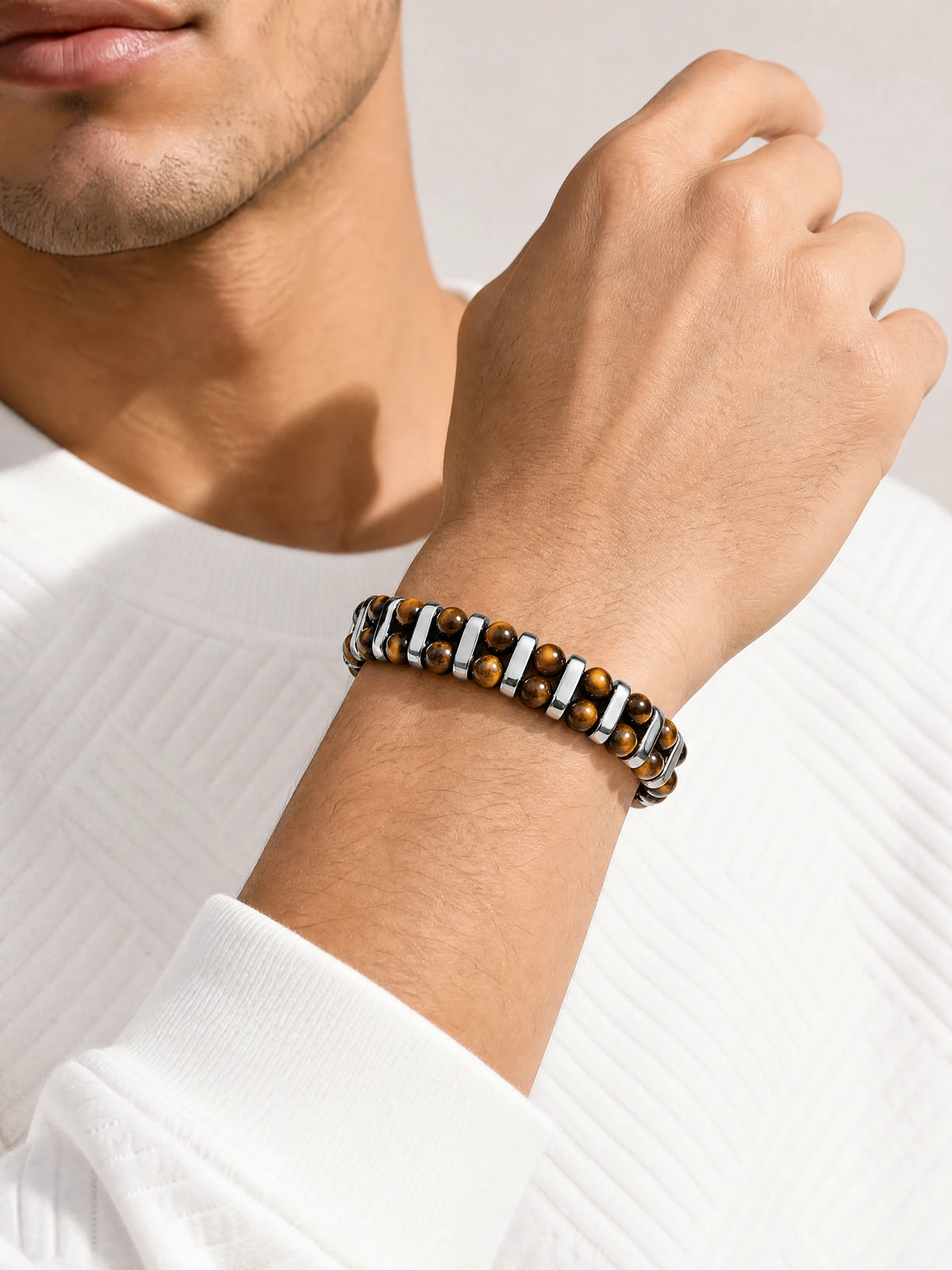 tiger-eye-double-row-woven-bracelet-model-a-outfit-a-fashion-03