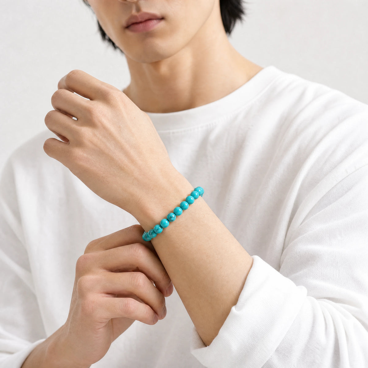 turquoise-round-bead-bracelet-model-a-outfit-a-fashion-02