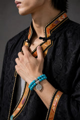 turquoise-tree-of-life-bracelet-set-model-a-outfit-a-fashion-03