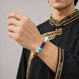 white-turquoise-seven-chakra-bracelet-model-a-outfit-a-fashion-02