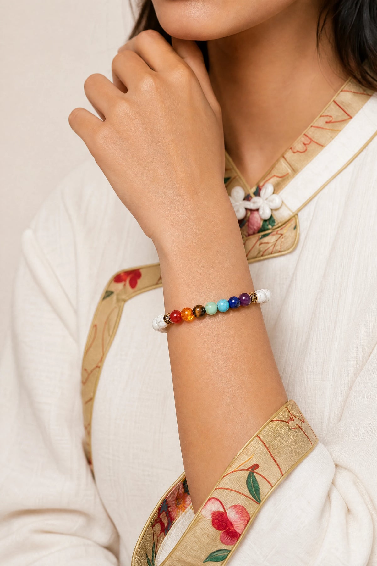 white-turquoise-seven-chakra-bracelet-model-b-outfit-b-fashion-03