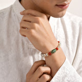 white-yak-bone-dzi-guardian-bracelet-model-a-outfit-a-fashion-03