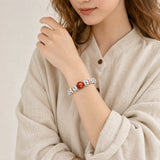 white-yak-bone-peace-talisman-bracelet-model-b-outfit-b-fashion-03