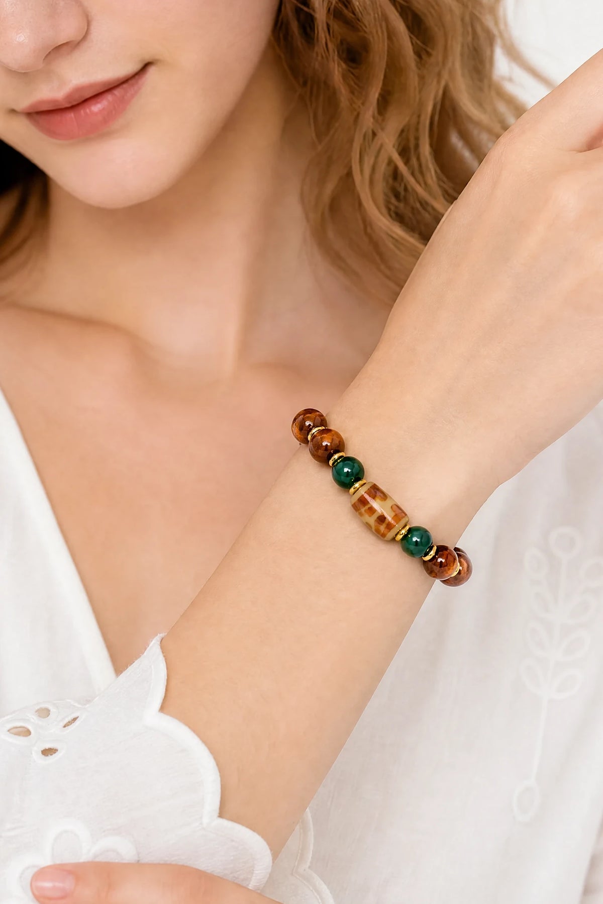 yak-bone-benefactor-dzi-bracelet-10mm-model-b-outfit-b-fashion-01