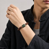 yak-bone-green-dzi-bracelet-protection-model-a-outfit-a-fashion-01