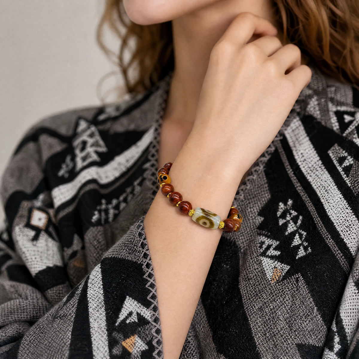 yak-bone-three-eye-dzi-bracelet-10mm-model-b-outfit-b-fashion-02