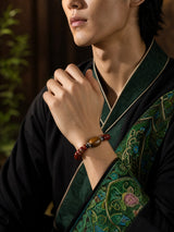 yak-bone-tiger-eye-bracelet-two-profiles-model-b-outfit-b-fashion-02
